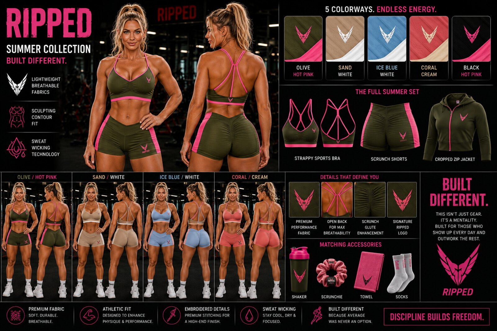 RIPPED women's summer collection